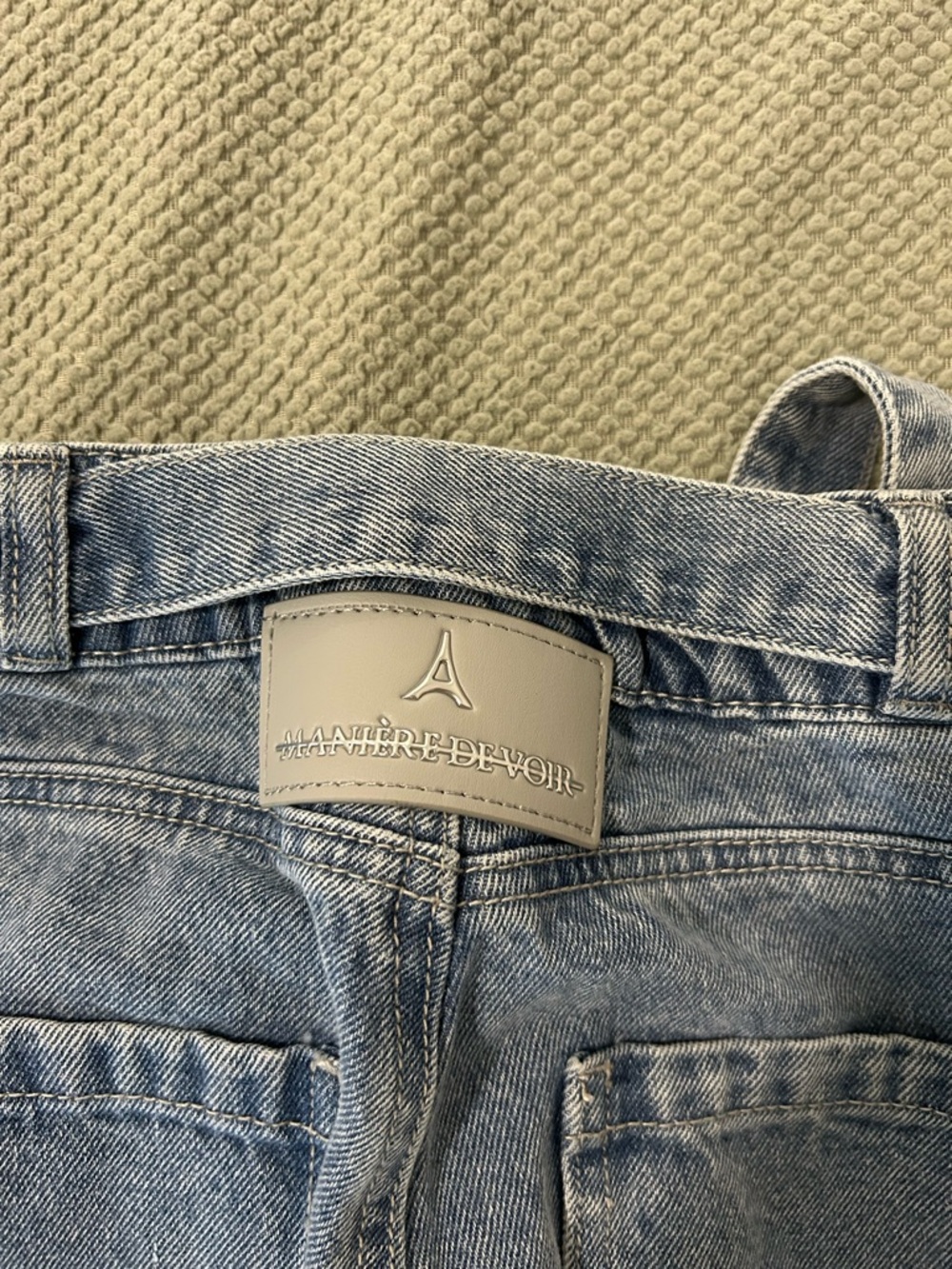 Maniere De Voir Strappy Jeans - Picture 5 of 5